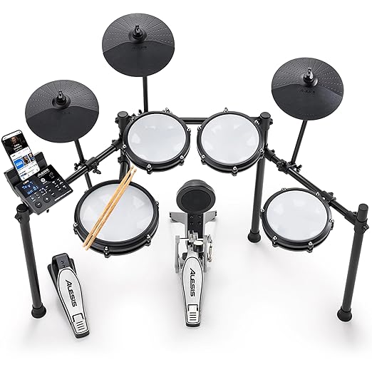 Alesis Nitro Max Kit Eight Piece Electronic Drum Kit with